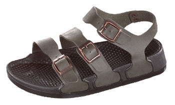 Birkis Oregon Kunststoff-Sandalen safari antik schmal