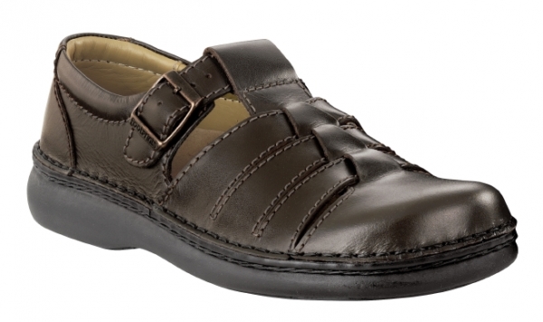 Footprints Madeira Handnaht-Schuhe kaffee braun Wechselfußbett Schmal
