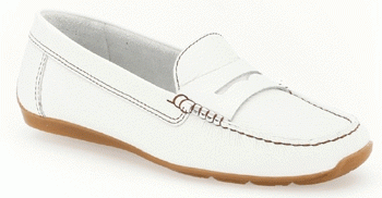 Clarks Halbschuhe Hill side weiß mittel
