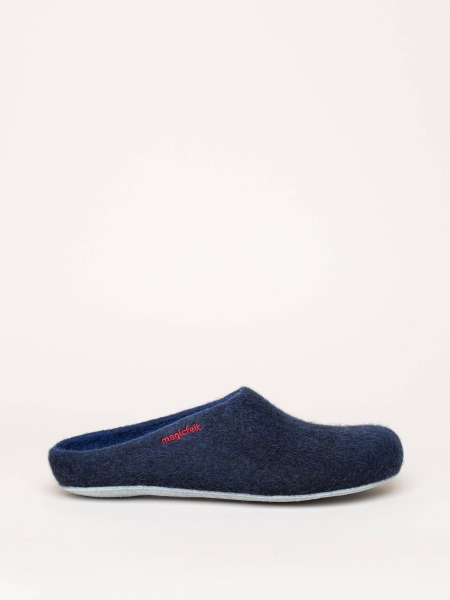AP-701 Clogs Filzpantoffeln midnight Mittel - magicfelt