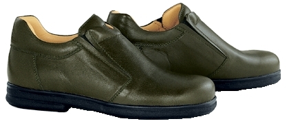 Footprints Merano Schuhe oliv Wechselfußbett schmal