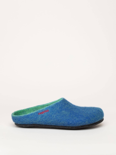 AN-709 Clogs Filzpantoffeln lagoon Mittel - magicfelt