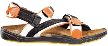 Tatami Tempesta Sandalen Fersenriemen arancio schmal
