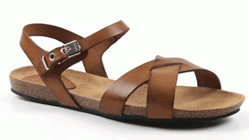 Scholl Sandalen Fersenriemen Benira tan mittel