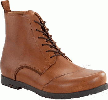 Footprints Bremerhaven Stiefel Knöchelschuhe cognac Wechselfußbett breit