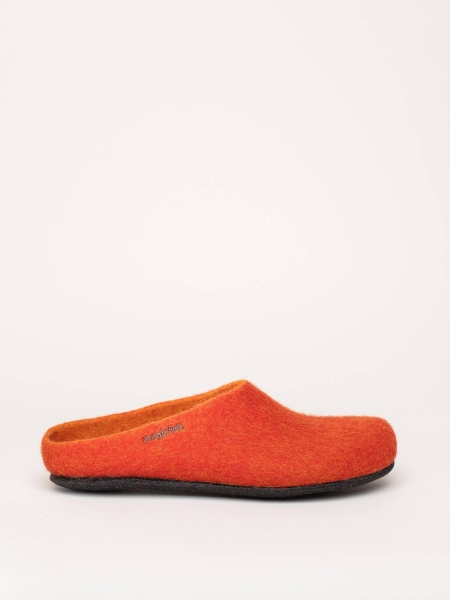 AN-709 Clogs Filzpantoffeln red Mittel - magicfelt